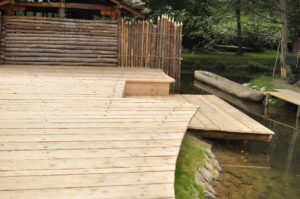 Umbauarbeiten im FreigeländeLavori di ampliamento nellarea allapertoEnlargement of the archeoParc open-air-areaSeptember 2017