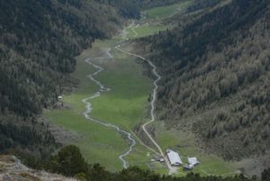 Schlandrauntal mit KortscheralmMalga di Corzes in val di SilandroStable in Val di Silandro valley