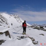 Skitour zur Ötzifundstelle<br />Skitour al luogo di ritrovamento dellUomo venuto dal ghiaccio<br />Skitouring trip to the findspot of the Iceman<br /><br />Ötzi Glacier Tour