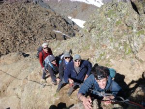 Gletschertour zur Ötzifundstelle mit Hans KammerlanderEscursione alpinistica al luogo di ritrovamento dellUomo venuto dal ghiaccio con Hans KammerlanderMountaineering trip to the findspot of the Iceman with Hans KammerlanderÖtzi Glacier Tour Summer 2016