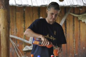 Firstfeier Häuser Brescia-San Polo und Villanders-PlunackerFesta di fine cantiere delle case Brescia-San Polo e Villandro-PlunackerTopping out ceremony of two new houses at archeoParc Val SenalesJuly 2016