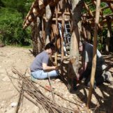 Die archeoParc-Bauwoche 2016<br /> Una settimana allinsegna delle capanne di Ötzi 2016<br />House Building Week 2016<br /><br />July 2016