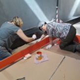 Die archeoParc-Bauwoche 2016<br /> Una settimana allinsegna delle capanne di Ötzi 2016<br />House Building Week 2016<br /><br />July 2016