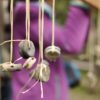 Besucherwerkstatt ZwirnbindenLaboratorio dell'intreccio di fibre ritorteHands-on activity Fiber weaving