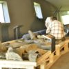 Umbauarbeiten im BesucherzentrumLavori di rinnovo nel centroRenewal of the archeoParc visitors centreJuly 2017