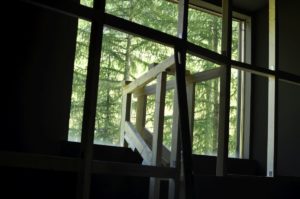 Umbauarbeiten im BesucherzentrumLavori di rinnovo nel centroRenewal of the archeoParc visitors centreJuly 2017