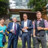 Eröffnung der neuen Ausstellung und Areale<br />Inaugurazione delle nuove mostre e aree<br />Opening of the new exhibitions and areas<br />f.l.t.r. Angelika Fleckinger, Karl Josef Rainer, Arno Kompatscher, Gerhard Müller, Alexander Rainer<br /><br />July 2017