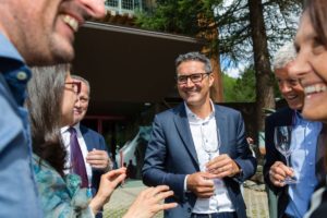 Eröffnung der neuen Ausstellung und ArealeInaugurazione delle nuove mostre e areeOpening of the new exhibitions and areasf.l.t.r. Alexander Rainer, Johanna Niederkofler, Karl Josef Rainer, Arno Kompatscher, Michael Grüner, Sonja SanterJuly 2017