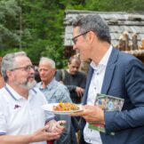Eröffnung der neuen Ausstellung und Areale<br />Inaugurazione delle nuove mostre e aree<br />Opening of the new exhibitions and areas<br />f.l.t.r. Franz Messner, Arno Kompatscher<br /><br />July 2017
