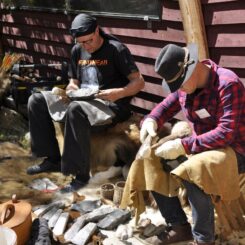 Internationales Steinschlägersymposium 2019 im archeoParc Schnalstal<br />Conferenza internazionale della scheggiatura della pietra 2019 nellarcheoParc Val Senales<br />International Flint Knapping Symposium 2019 at the archeoParc Val Senales in northern Italy<br /><br />archeoParc Schnalstal<br />Spring 2019