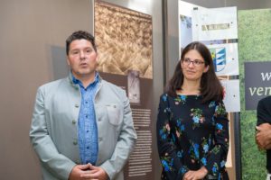 Eröffnung der Sonderausstellung Wasserführend im archeoParc SchnalstalInaugurazione della mostra Vene dacqua nellarcheoParc Val SenalesExhibition on different irrigation systems at the archeoParc Val SenalesarcheoParc Schnalstal7 July 2019