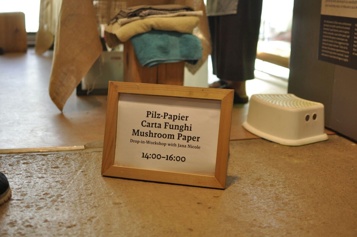 Drop-In-Workshop "Mushroom Paper" with artist Jana Nicole; July 2026